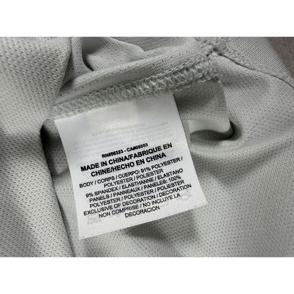 Nike Golf Dri Fit Polo Shirt Mens Medium Red‎ White Stripe Tour Performance - Picture 12 of 16